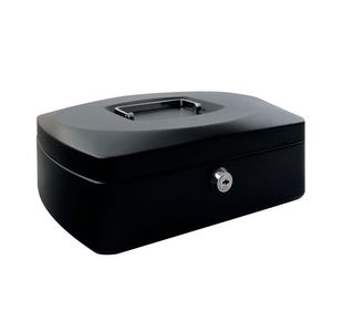 Q-Connect 12 Inch Black Cash Box