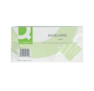 Qconnect Envlpe Dl 100Gsm P/Seal Wht