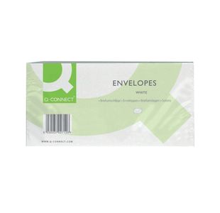 Dl Envelope Wal Wdw 100Gsm Wht Pk500