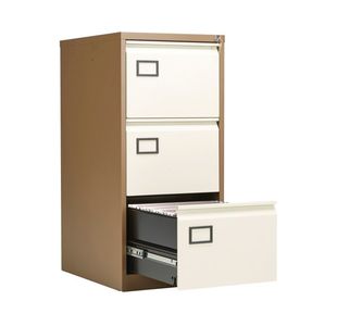Jemini 3 Drw Filing Cab Coffee/Cream