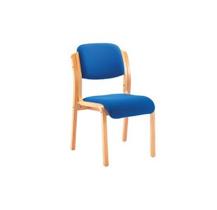 Jemini Wood Frame Side Chair Blue