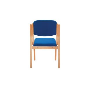 Jemini Wood Frame Side Chair Blue