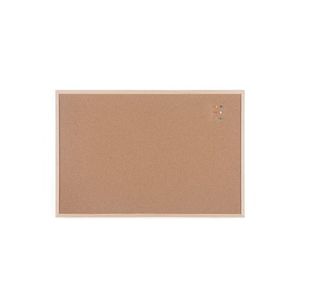 Q-Connect Cork Board Wooden Frame