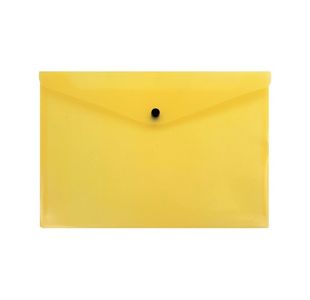 Q-Connect Doc Folder A4 Yellow Pk12