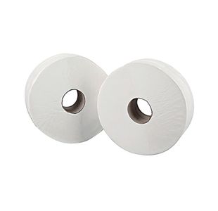 2Work Mini Jum Toilet Roll 2Ply Pk12