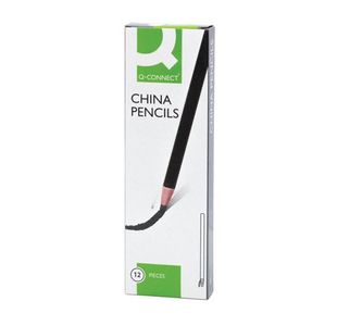 Q-Connect China Pencil Black Pk12