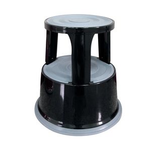 Q-Connect Black Metal Step Stool