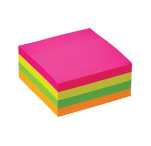 Q-Connect Quick Note Cube 76X76 Neon