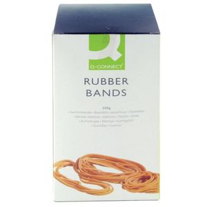 Q-Connect Rubber Bands 500G Assorted