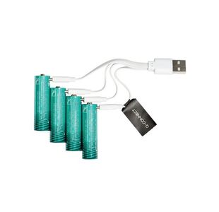 Q-Connect Rchb Aa Batteries Pk4