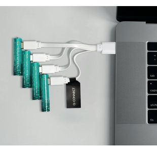 Q-Connect Rchb Aaa Batteries Pk4