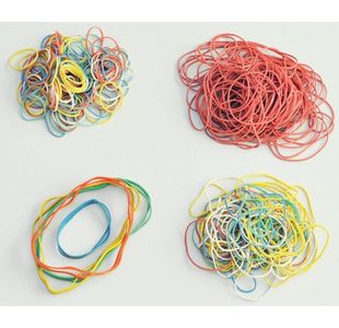 Qconnect Xband Rubber Bands 100G Ast
