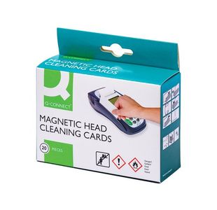 Q-Connect Card Readr Clean Card Pk20