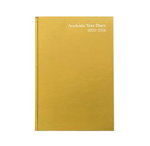 Academic Diary Dpp A5 Yellow 2025-26