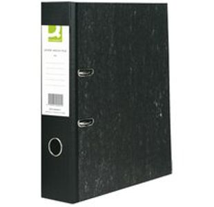 Q-Connect Lever Arch Brd A4 Blk Pk10