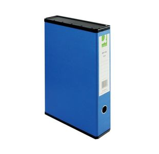 Q-Connect 75Mm Box File Fc Blue Pk5