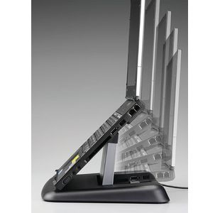 Q-Connect Plastic Laptop Stand Blk