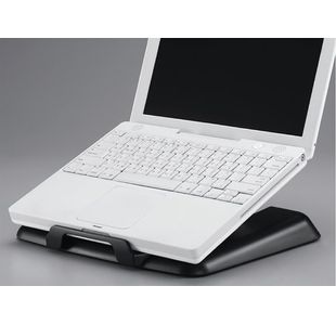 Q-Connect Plastic Laptop Stand Blk