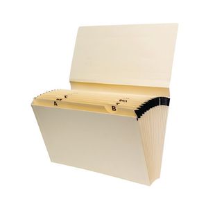 Q-Connect Expanding File A-Z Manilla