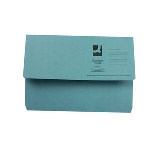 Q-Connect Doc Wlt Fs Blue Pk50