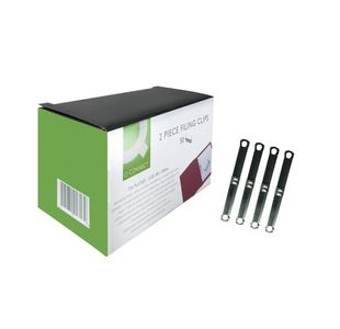 Q-Connect 2 Piece Filing Clip Pk50