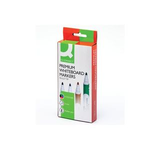 Q-Connect Prem Whiteboard Mark Pk4