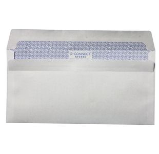 Q-Connect Dl Env Win 80Gsm Wht P1000