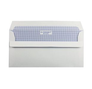 Q-Connect Dl Env Wdw Rcyc Wht Pk500