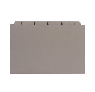 Q-Connect Gd Card 203X127Mm A-Z Pk25