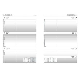 Academic Diary Wtv A4 Black 2024-25