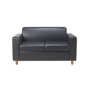 Jemini Iceberg Pu Sofa Wooden Foot