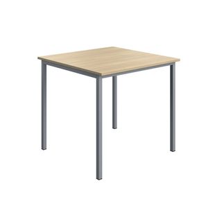 Mpps Table 800X800 Oak/Silver
