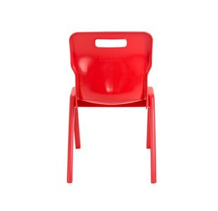 Titan One Piece Clsm Chair Red