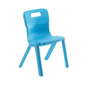 Titan One Piece Clsm Chair Blue