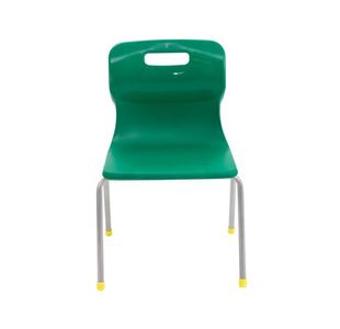Titan 4 Leg Clsm Chair Green