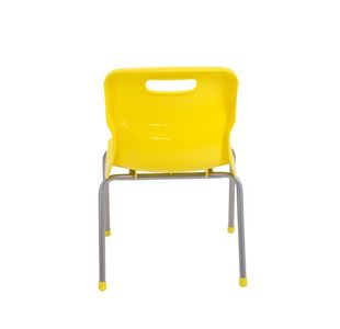 Titan 4 Leg Clsm Chair Yellow