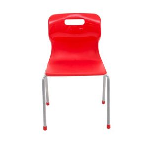 Titan 4 Leg Clsm Chair Red