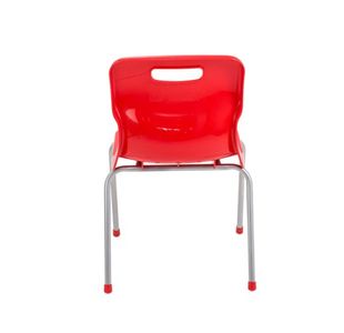 Titan 4 Leg Clsm Chair Red
