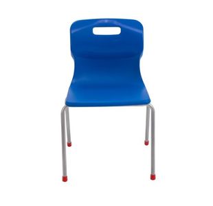 Titan 4 Leg Clsm Chair Blue