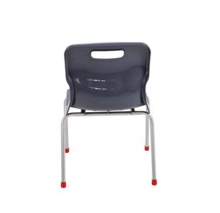 Titan 4 Leg Clsm Chair Charcoal