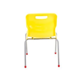 Titan 4 Leg Clsm Chair Yellow