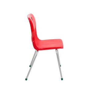 Titan 4 Leg Clsm Chair Red