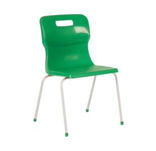 Titan 4 Leg Clsm Chair Green