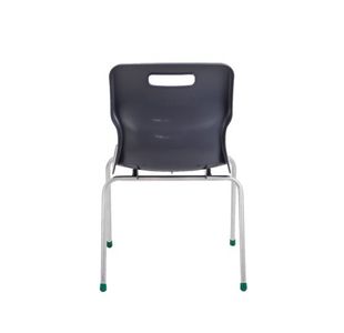 Titan 4 Leg Clsm Chair Charcoal