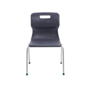 Titan 4 Leg Clsm Chair Charcoal