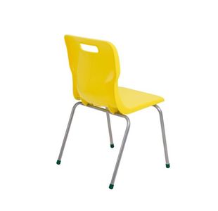 Titan 4 Leg Clsm Chair Yellow