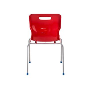 Titan 4 Leg Clsm Chair Red