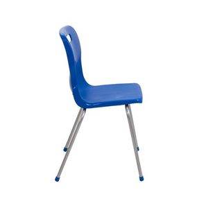 Titan 4 Leg Clsm Chair Blue