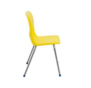 Titan 4 Leg Clsm Chair Yellow