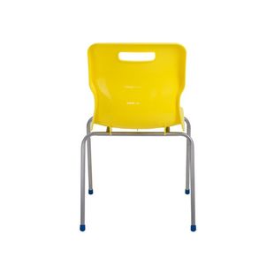 Titan 4 Leg Clsm Chair Yellow